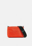 Borsa arancio con strass